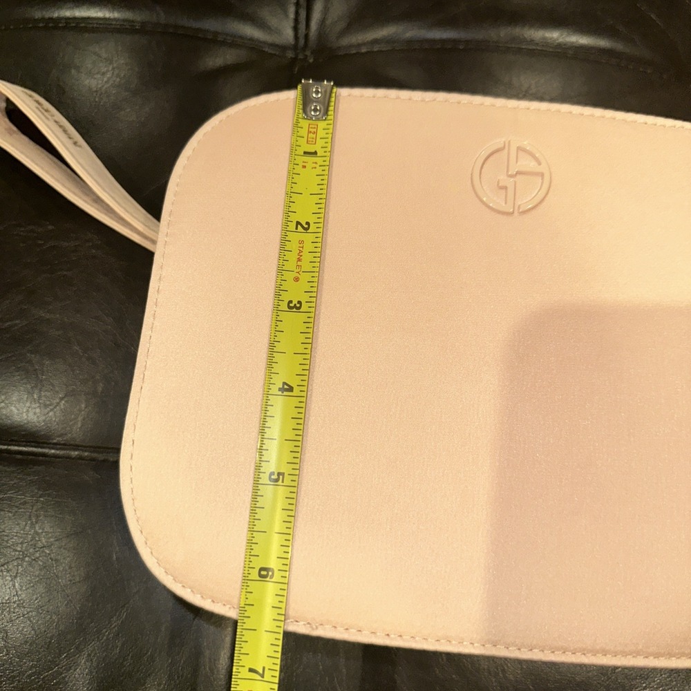 Giorgio Armani Beauty Pouch Blush Pink Bag Cosmetic Toiletry Case GWP Travel - Picture 13 of 15